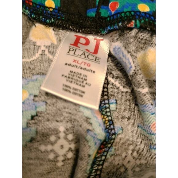PJ Place Adult Unisex Christmas Let It Glow Pajamas Size XL New No Tags - Picture 8 of 14